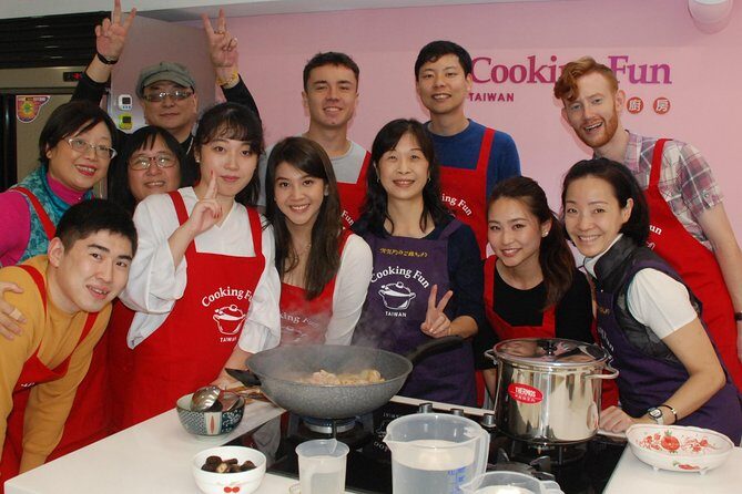 Xiao Long Bao, Chicken vermicelli with mushroom and sesame oil, Tofu strips salad, Bubble milk tea. Taiwan Traditional Delicacies Experience-A (Taipei Cooking Class) - Inside a Taipei Cooking Class That Teaches Real Taiwanese Meals